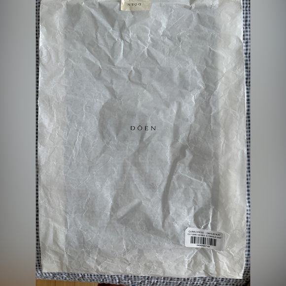 NWT Dôen Quinn Dress in Dahlia Ikat - Picture 10 of 10